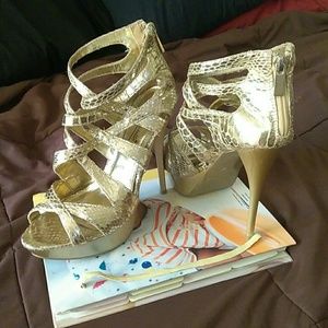 Gold Heels